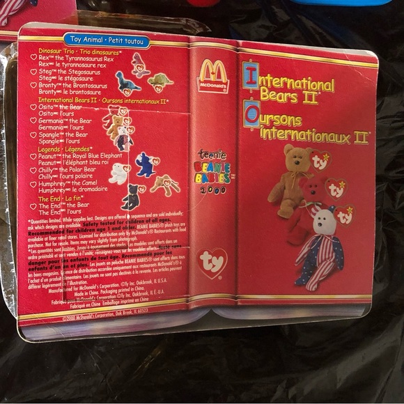 McDonald’s Ty Bear Bundle - Released in 2000. Set of 3 very cute vintage bears ! - Picture 6 of 16
